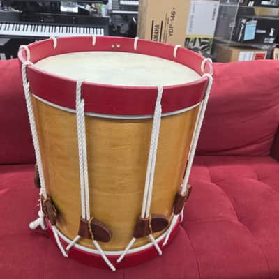Florance Drum Company Rope Tuned Field Snare 15x15 - Natural/Red image 5