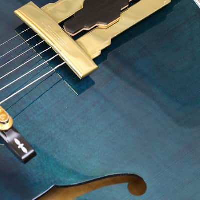 One of a Kind! Gibson L-4 CES Master Model Custom Shop 1997 Turqoise + OHSC! image 6