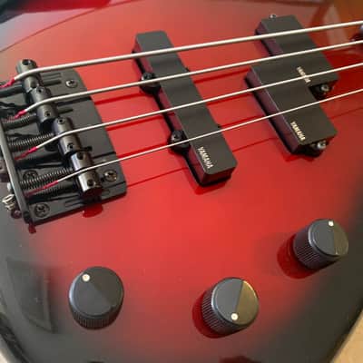 Yamaha Motion Bass MB-40 Redburst MIJ Japan EXcellent Condition 90s 32inch scale electric bass guitar with Gigbag image 5