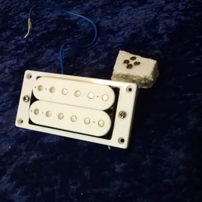 Epiphone Alnico V Classic Bridge Pickup w/Ring White image 1