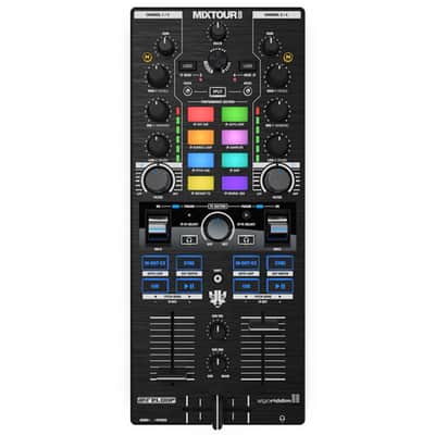Reloop Mixtour Pro High-quality, Ultra-portable, All-in-one Four-deck DJ Controller with Audio Interface image 3