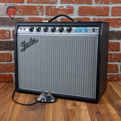 Fender '68 Custom Princeton Reverb-Amp 12-Watt 1x10" Guitar Combo 2014 Black image 1