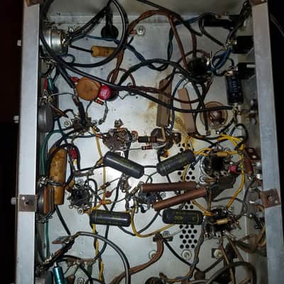 Eico HF-20 mono tube amp hi-fi dual 6L6 with ornamental cage 1959 image 16