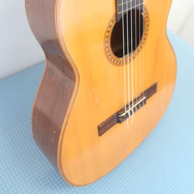 Vintage 1960s Giannini GN 65 Classical Guitar Cedar Top Guitar Brazilian Rosewood Beautiful Lush Tones image 7