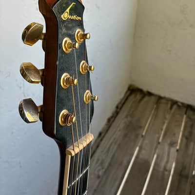RESD Ovation Legend - Red Cherry USA Made Acoustic Electric Guitar Bowl back image 7
