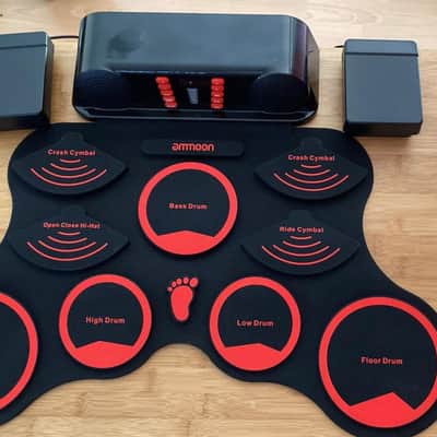 ammoon portable electronic drum kit Open Box Mint image 2