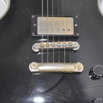 Epiphone Japan Les Paul Custom Black Electric Guitar Ref No 6789 image 5