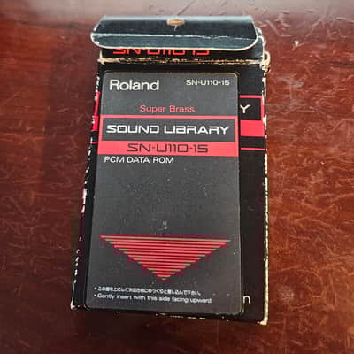 Roland SN-U110-15 Super Brass Sound Library Card