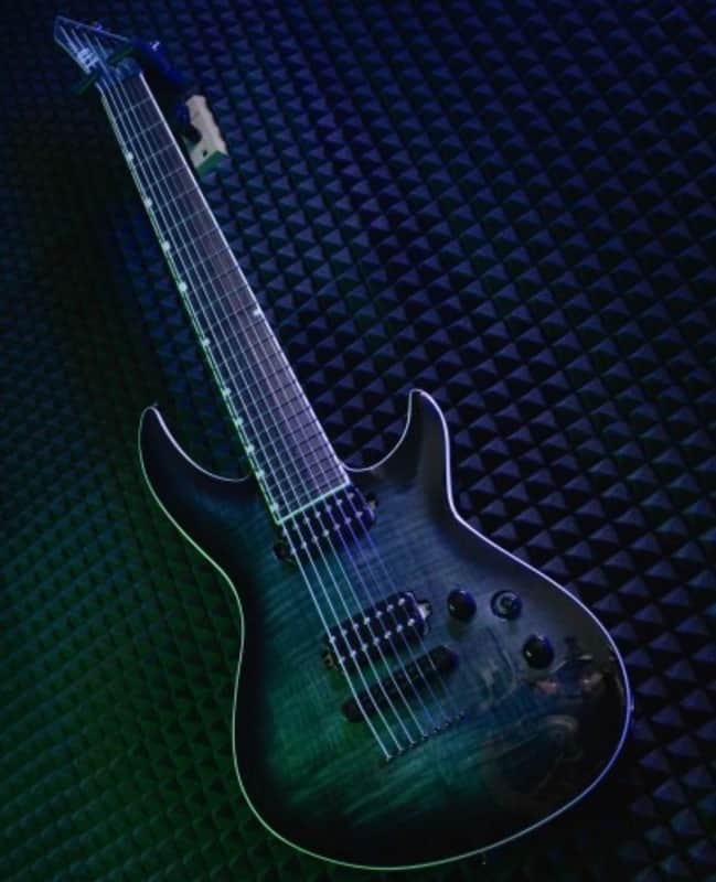 ESP LTD H3-1007 Baritone FM See Thru Black Sunburst image 1