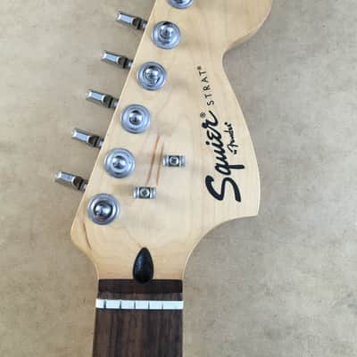 Vintage Fender Squier Affinity Strat Neck Original Natural Amber Relic Loaded 04 image 2