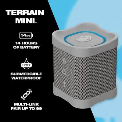 Skullcandy Terrain Mini Wireless Bluetooth Speaker - Grey image 4
