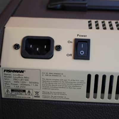 Fishman Loudbox Mini Bluetooth 60 watt 2 Channel Acoustic Guitar Amplifier image 5