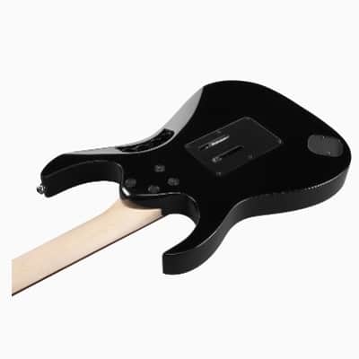 Ibanez JEMJR-BLK Steve Vai Signature with Jatoba Fretboard 2018 - Present - Black image 3