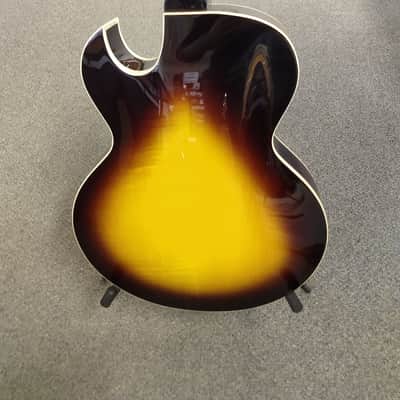 Mint Demo Heritage H-575 Standard Hollow Body Electric Guitar - Original Sunburst with Hardshell Case image 8