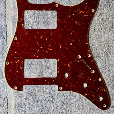 Warmoth Tortoise Double Humbucker Strat Pickguard Mint image 1