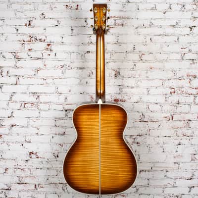 Martin Custom Shop M/0000-Size 42-Style - Swiss Spruce/Flame Maple Back, Sides, Neck - Ambertone x6411 USED image 9