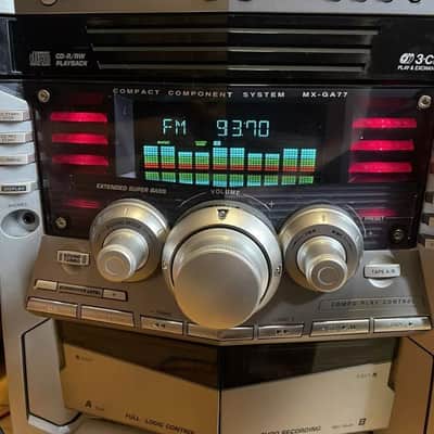 JVC MX-GA77 360W 3 CD Changer Dual Cassette Player AM/FM Stereo System CA-MXGA77 image 4