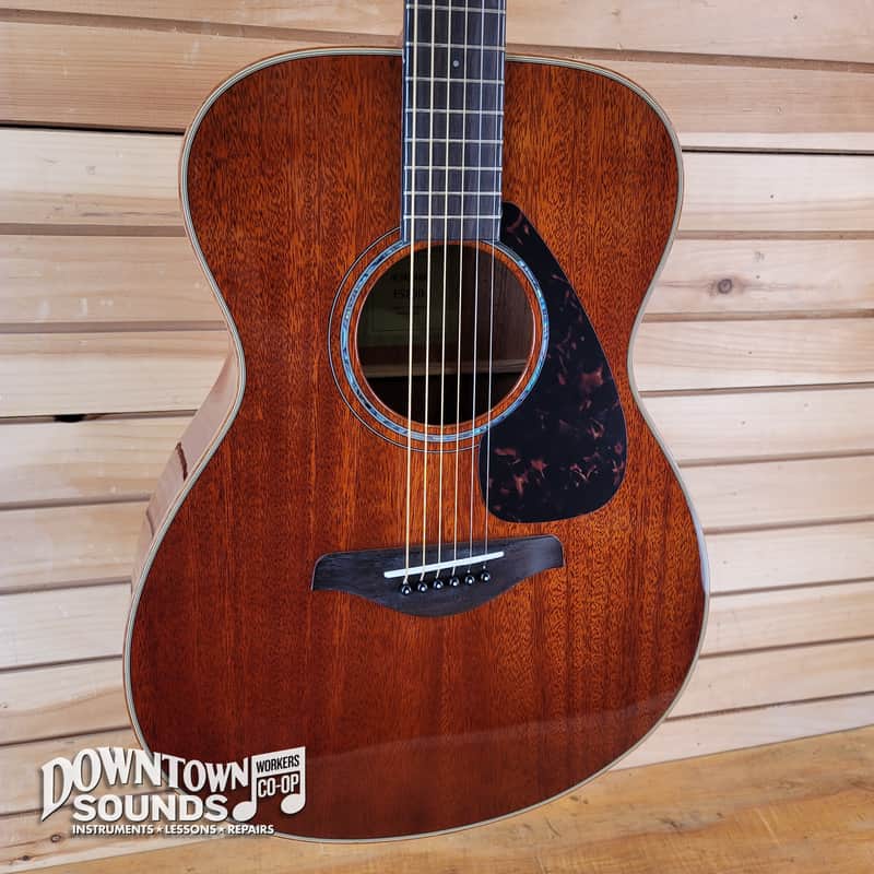 Yamaha FS850 Mahogany Concert Acoustic Guitar Natural | Reverb