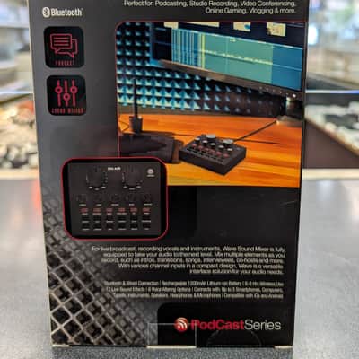 Tzumi ON AIR WaveMixer Bluetooth Podcast Soundboard 7254 · New in Box image 2