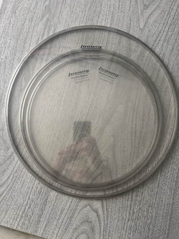 Used Ludwig Drum Heads Late 70’s 12-13-16 image 1