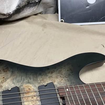 Cort KX Series KX500MS 7-string Multi-scale Guitar 2019 Dust Black image 4
