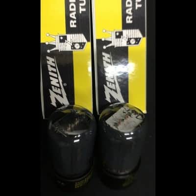 GREAT Pair ZENITH 6V6GT Vintage Amplifier Radio VACUUM TUBES Tested O.9771 image 3
