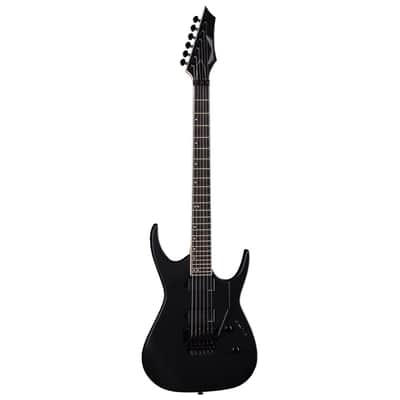Dean Exile Select Floyd Fluence Guitar, Ebony Fretboard, Black Satin, EXILE F FL BKS image 1