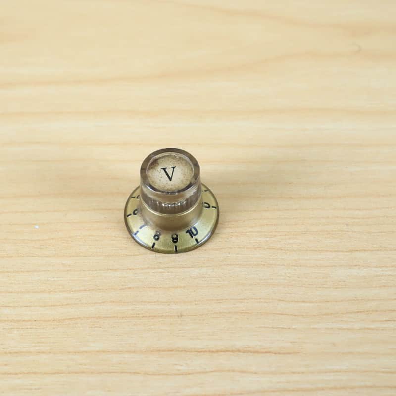 Vintage 1960s UNIVOX Guitar VOLUME KNOB GOLD Teisco EPIPHONE JAPAN MIJ image 1