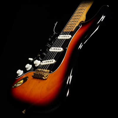 Fender  Custom Shop Masterbuilt Lefty Stevie Ray Vaughn SRV Stratocaster 1993 Sunburst image 2