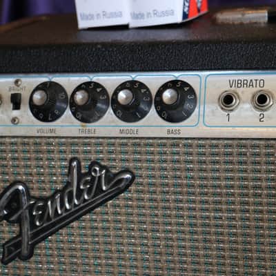 Fender Dual Showman Reverb TFL 5000D Silverface 1969 Black image 10