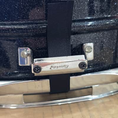 Ludwig Acrolite 14"x5" Black Galaxy Finish 1990s image 10