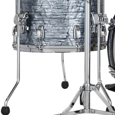 Ludwig *Pre-Order* Classic Maple 14x14" Sky Blue Pearl Floor Tom Drum w/Legs | Made in the USA | Special Order | Authorized Dealer image 1