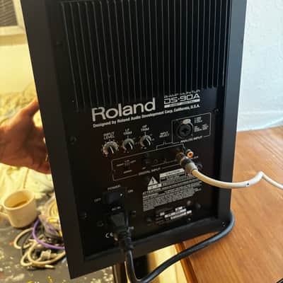 Roland DS-90A Bi-Amped Digital Studio Monitor Pair Digital 24 bit adat coax image 6