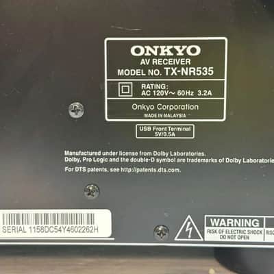 Onkyo TX-NR535 5.2 Channel Network A/V Receiver W/ Remote #7333 (bundle) THS image 12