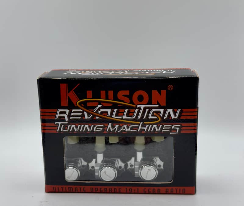 Kluson Revolution Tuning Machines 3x3 KRGL-3-CP - Chrome image 1