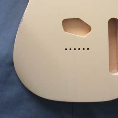 Rosser Guitars ST Custom Guitar Body Eastern White Pine 2015 Butterscotch Blonde image 1