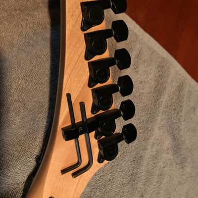 Kramer Pacer Deluxe 1987 Candy Apple Red Bound Headstock 12th Fret Kramer Inlay image 10