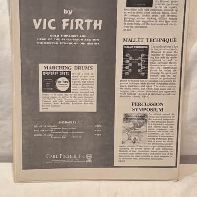Solo Impression For Two Timpani by Vic Firth - Vintage Carl Fischer Score image 2