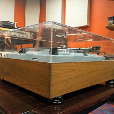 Thorens TD-124 Turntable Pro Serviced SME JnB Dustcover image 3