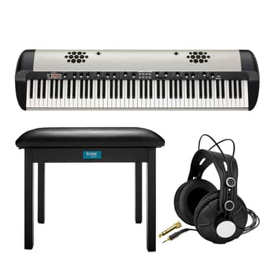 Korg SV-288S Stage Vintage 88-Key Piano Bundle with Knox Headphones & Bench