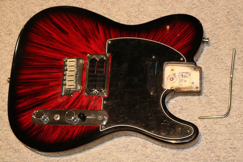 Rare Early 1990s Fender Telecaster Plus Loaded Body - Firestorm Red - NO TARIFFS image 1