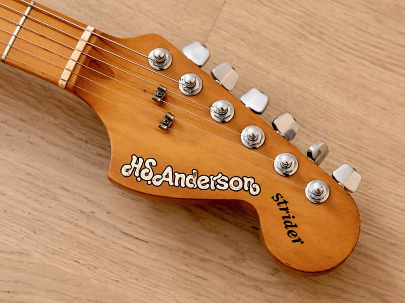 1975 H.S. Anderson HS-2 Strider Vintage S-Style Guitar, 100