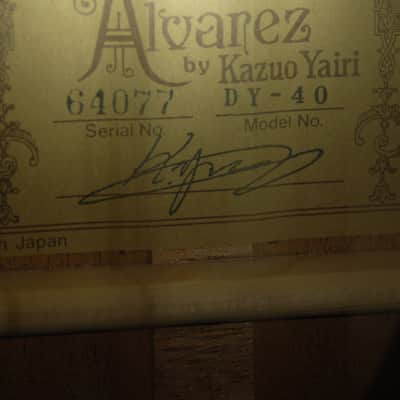 Alvarez - Yairi DY-40  Sweet Playing Guitar image 4