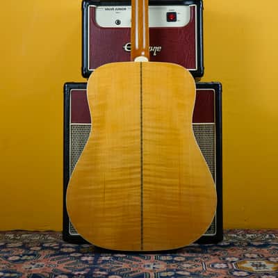 1970s Terada Japan FW504 'Lawsuit' Natural Acoustic Guitar image 11