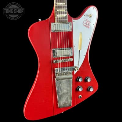 Gibson Custom 1963 Firebird V w/ Maestro Vibrola Light Aged Cardinal Red w/case 407013 image 4