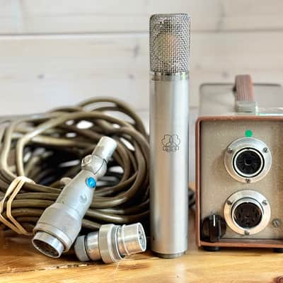 AKG C 12 Large Diaphragm Multipattern Tube Condenser Microphone 1950s - Silver image 1