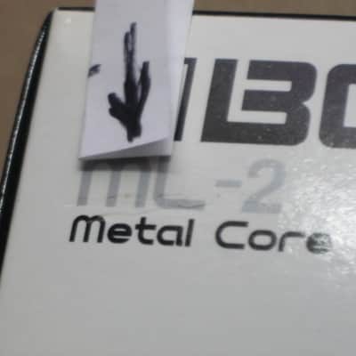 lightly used (mostly very clean) Boss EMPTY BOX for ML-2 Metal Core (NO pedal / NO paperwork) [lower part of box from different brand (DigiTech's X- Series) pedal box fits fine w/ Boss lid] late 2000s / early 2010s (refer to pictures for condition) image 8