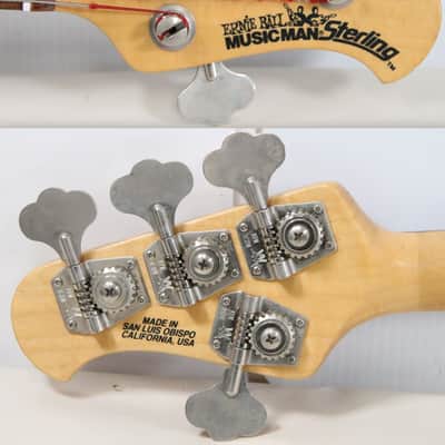 Ernie Ball Music Man Sterling Electric Bass 1996 MADE IN USA Pearl Blue Rosewood image 9
