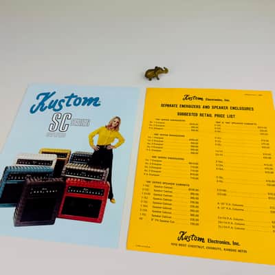 Kustom SC Series Brochure & Price List – 1969 image 1