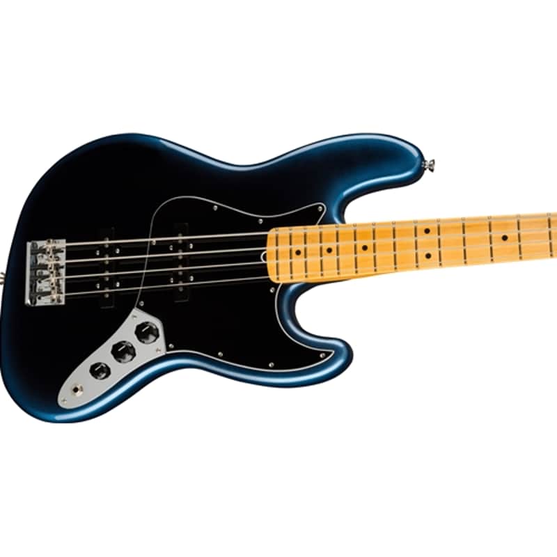 Fender American Professional II Jazz Bass®, Maple Fingerboard, Dark Night image 1